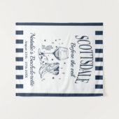 Custom Scottsdale Bache Party Before the Veil Wandteppich (Vorderseite (Horizontal))