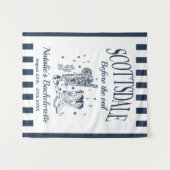 Custom Scottsdale Bache Party Before the Veil Wandteppich (Vorderseite (Horizontal))