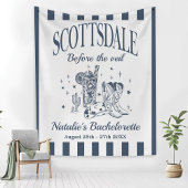 Custom Scottsdale Bache Party Before the Veil Wandteppich