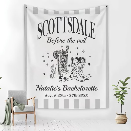 Custom Scottsdale Bache Party Before the Veil Wandteppich