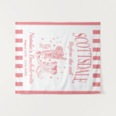 Custom Scottsdale Bache Party Before the Veil Wandteppich (Vorderseite (Horizontal))