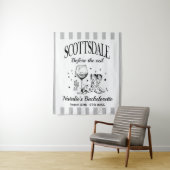 Custom Scottsdale Bache Party Before the Veil Wandteppich (Beispiel)