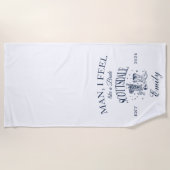 Custom Scottsdale Bachelorette Modern Beach Handtu Strandtuch (Vorderseite)