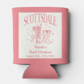 Custom Scottsdale Junggeselinnen-Abschied Bridesma Dosenkühler (Rückseite)