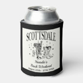 Custom Scottsdale Junggeselinnen-Abschied Bridesma Dosenkühler (Kanne Vorderseite)