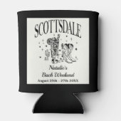 Custom Scottsdale Junggeselinnen-Abschied Bridesma Dosenkühler (Rückseite)