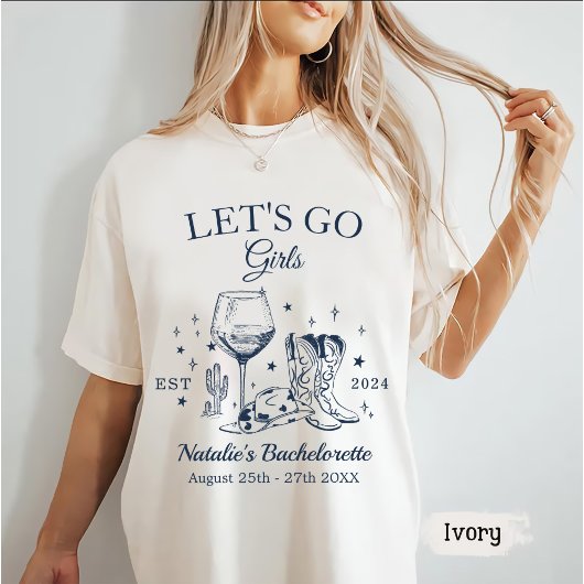 Custom Scottsdale Junggeselinnen-Abschied Let's Go T-Shirt