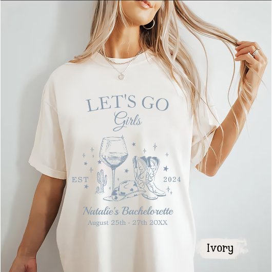 Custom Scottsdale Junggeselinnen-Abschied Let's Go T-Shirt