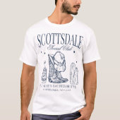 Custom Scottsdale Junggeselinnen-Abschied Social C T-Shirt (Vorderseite)