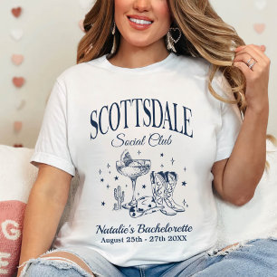 Custom Scottsdale Junggeselinnen-Abschied Social C T-Shirt
