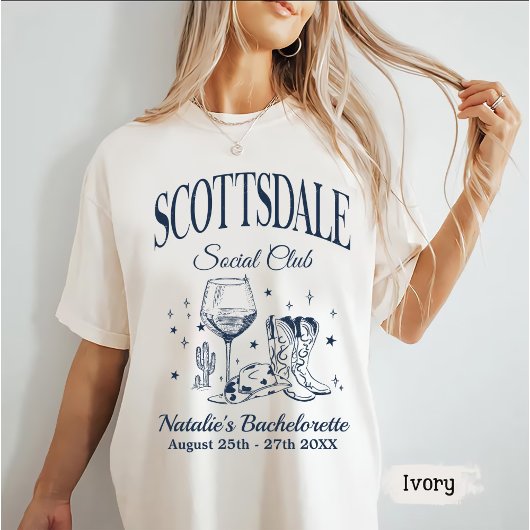 Custom Scottsdale Junggeselinnen-Abschied Social C T-Shirt