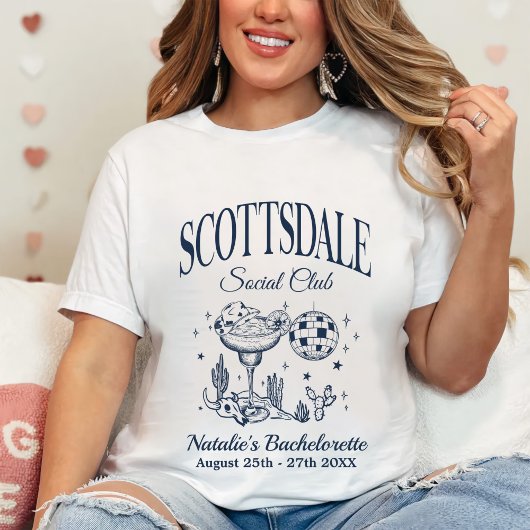 Custom Scottsdale Junggeselinnen-Abschied Social C T-Shirt