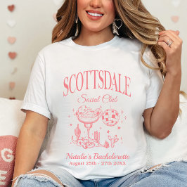 Custom Scottsdale Junggeselinnen-Abschied Social C T-Shirt