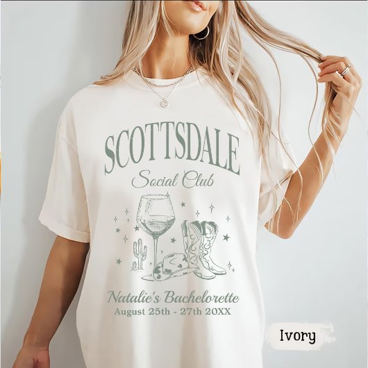 Custom Scottsdale Junggeselinnen-Abschied Social C T-Shirt