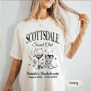 Custom Scottsdale Junggeselinnen-Abschied Social C T-Shirt