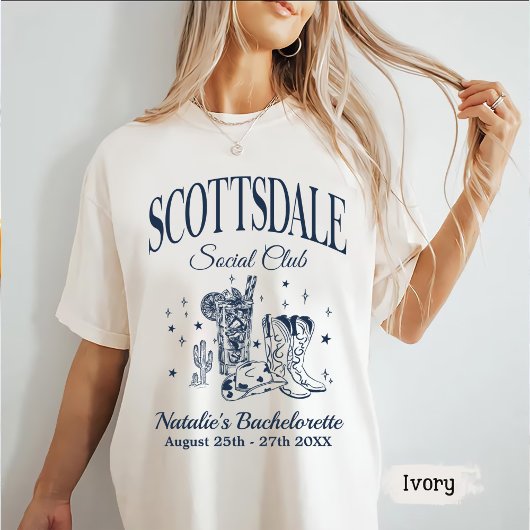 Custom Scottsdale Junggeselinnen-Abschied Social C T-Shirt