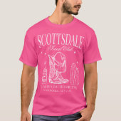 Custom Scottsdale Junggeselinnen-Abschied Social C T-Shirt (Vorderseite)