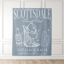 Custom Scottsdale Junggeselinnen-Abschied Social C Wandteppich