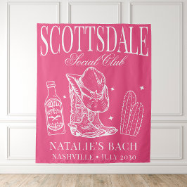 Custom Scottsdale Junggeselinnen-Abschied Social C Wandteppich