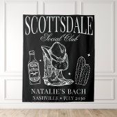 Custom Scottsdale Junggeselinnen-Abschied Social C Wandteppich