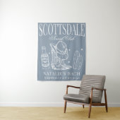 Custom Scottsdale Junggeselinnen-Abschied Social C Wandteppich (Beispiel)