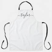 Custom Script Artist Koch Gardenname Schürze (Vorderseite)