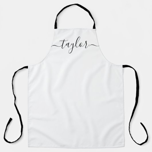 Custom Script Artist Koch Gardenname Schürze (Vorderseite)