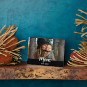 Custom Script Mom Est. Photo  Fotoplatte (Seite)