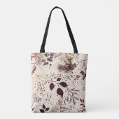 Custom Script Monogram Fall Folies Blush Pink Tasche (Rückseite)
