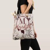Custom Script Monogram Fall Folies Blush Pink Tasche (Von Nahem)