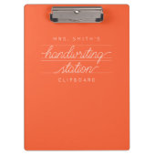 Custom Script Teacher oder Student Clipboard Klemmbrett (Vorderseite)