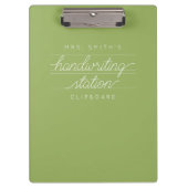 Custom Script Teacher oder Student Clipboard Klemmbrett (Vorderseite)