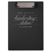 Custom Script Teacher oder Student Clipboard Klemmbrett (Vorderseite)