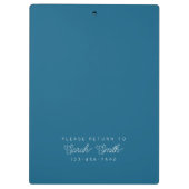 Custom Script Teacher oder Student Clipboard Klemmbrett (Rückseite)