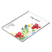 CUSTOM Scripture verse Luke 1:37 - Prayer Journal Notizblock (Linke Seite)