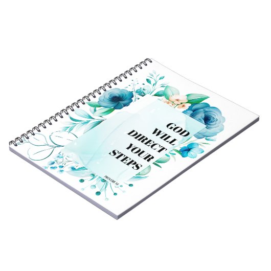 CUSTOM Scripture verse Proverb - Prayer Journal Notizblock (Linke Seite)