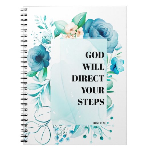CUSTOM Scripture verse Proverb - Prayer Journal Notizblock (Vorderseite)