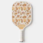 Custom Seashells and Ocean Sands Pickleball Schläger (Rückseite)