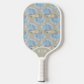 Custom Seashells Beige Pickleball Schläger (Rückseite)