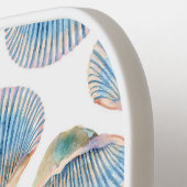 Custom Seashells Blue Pickleball Schläger (Linke Seite)