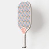 Custom Seashells Pink Pickleball Schläger (Links)