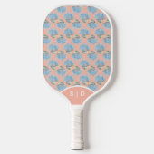 Custom Seashells Pink Pickleball Schläger (Vorderseite)