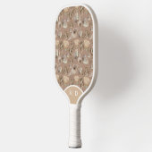 Custom Seashells Warme Ocean Sands Pickleball Schläger (Links)