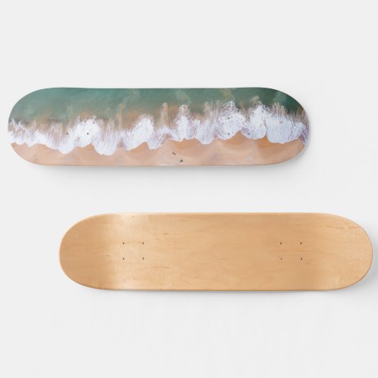 Custom Seashore Beach Surf Skateboard Skate Deck (Horizontal)