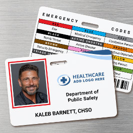 Custom Security Hospital Employee Photo ID Badge Ausweis