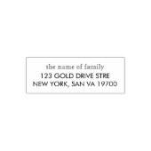 Custom Self Inking Stamp – Personalized Address St Permastempel (Design)