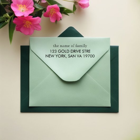 Custom Self Inking Stamp – Personalized Address St Permastempel