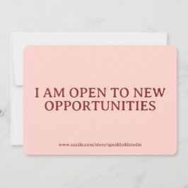 Custom Self Love Card Positive Affirmation for Her Feiertagskarte