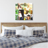 Custom Senior Abschluss Foto Collage Leinwanddruck (Insitu (Schlafzimmer))