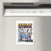 Custom Senior Class of 2026, Funny Gamer Graduate Magnet (In Situ (Geschirrspüler))